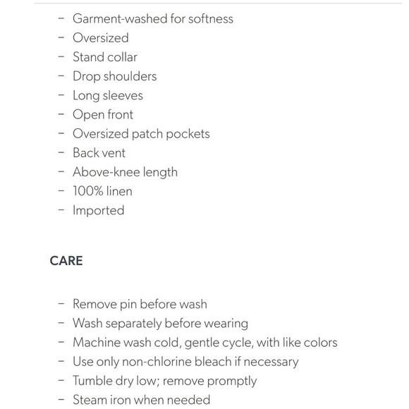 Garnet Hill Modern Linen Topper Jacket Women's XL Tobacco Linen Coastal Boho - Picture 12 of 12